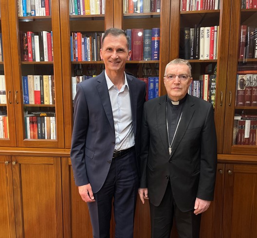 Susret kardinala Bozanića i prof. Primorca